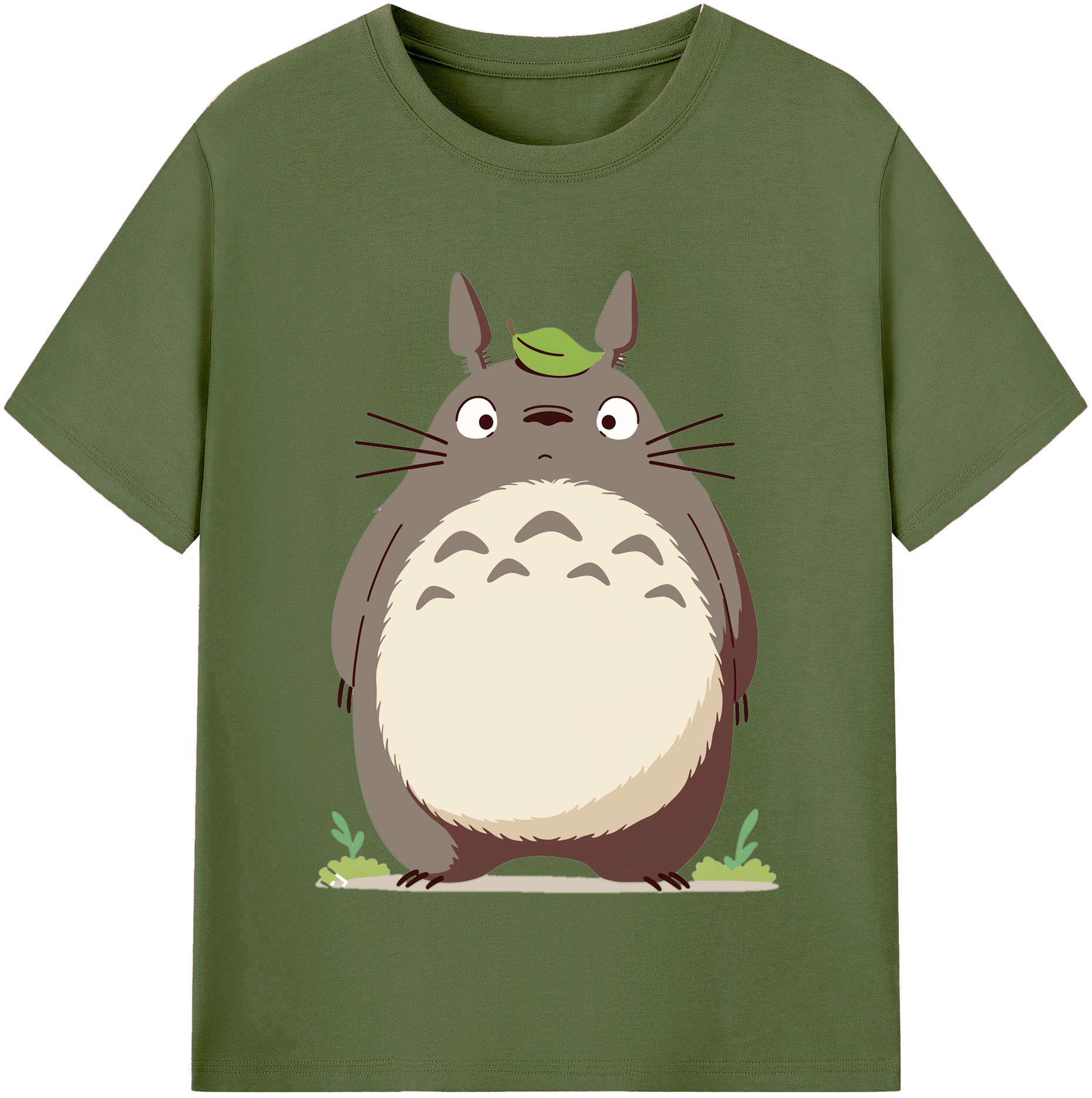 （画像用） となりのトトロ 草壁メイ 草壁サツキ My Neighbor Totoro Satsuki Kusakabe Mei Kusakabe 綿100％半袖Tシャツ（フロントプリント）